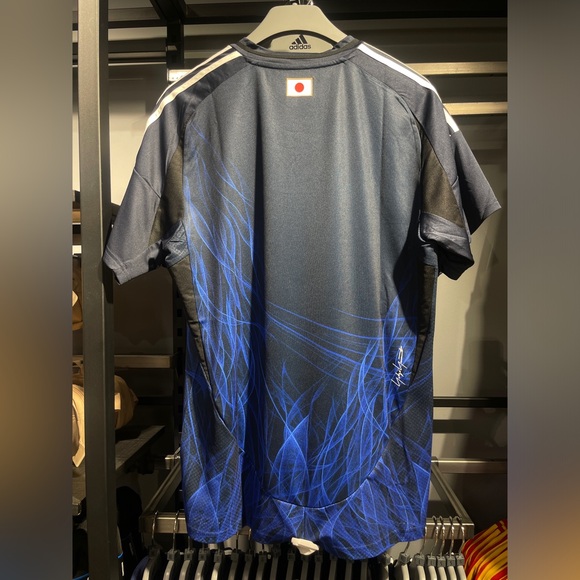 NEW Y-3 Adidas Japan 2024 Authentic Home Soccer Jersey FAN version Moto sweat - Picture 2 of 6